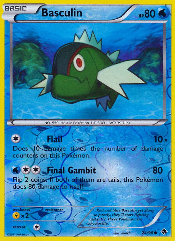 Emerging Powers Basculin #24/98 reverse holo